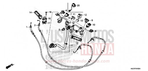 COMMUTATEUR/CABLE SH300AH de 2017